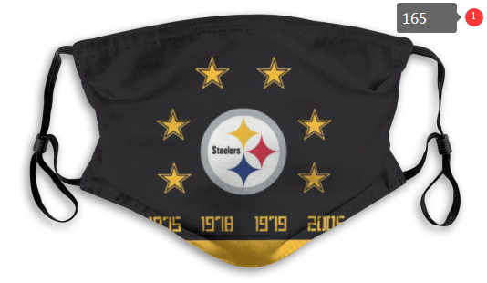 NFL Pittsburgh Steelers #5 Dust mask with filter->nfl dust mask->Sports Accessory